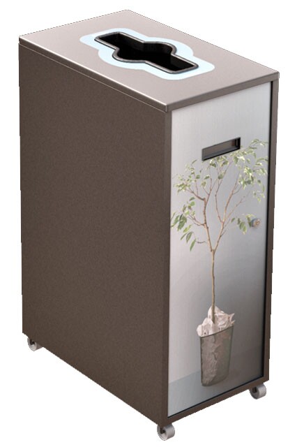 LOUNGE Station de recyclage pour les matières organiques 87L #NILO87MOP1GRI