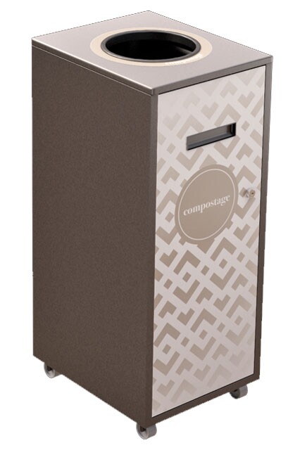 LOUNGE Station de recyclage pour les matières organiques 87L #NILO87MOP7GRI