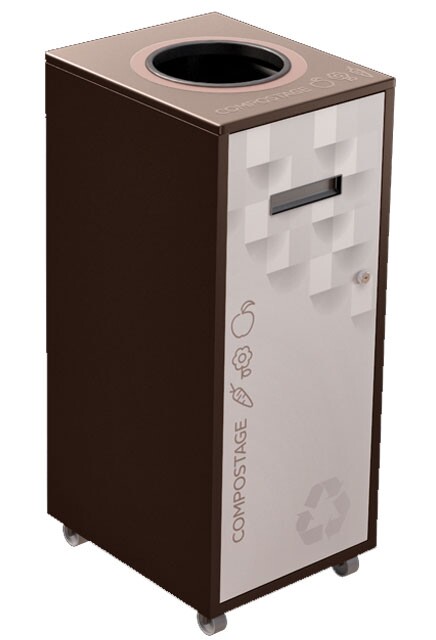 LOUNGE Organic Waste Recycling Station 87L #NILO87MOP8BRU