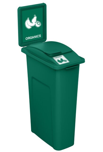 WASTE WATCHER Poubelle pour compost avec panneau 23 gal #BU202787000