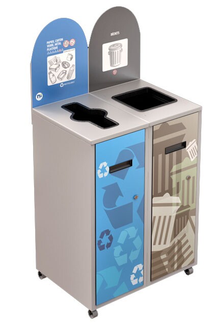 MULTIPLUS 2 Streams Recycling Station 87L #NIMU8702P4BLA