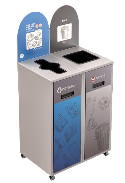 MULTIPLUS 2 Streams Recycling Station 87L #NIMU8702P6BLA