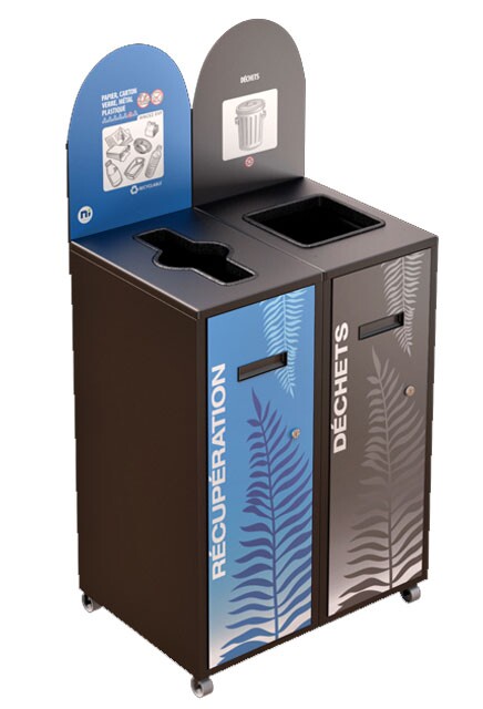 MULTIPLUS Station de recyclage double 120L #NIMU12002P3BRU