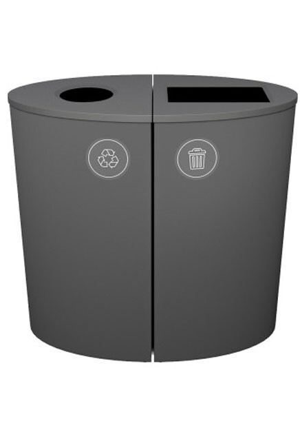 SPECTRUM Mixed Recycling Station with Mobius Logo 44 Gal #BU132554000