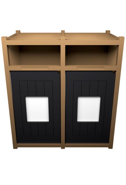 VISION Double Recycling Station 64 Gal #BU213148000