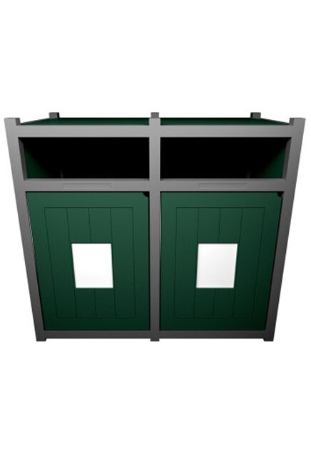VISION Mixed Recycling Station 90 Gal #BU149967000