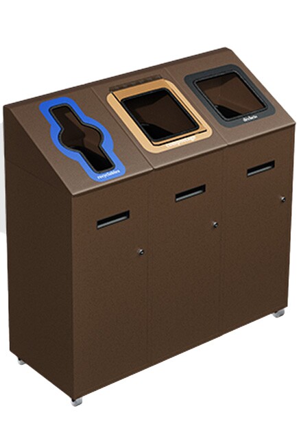 TRANSIT 3-Streams Recycling Station 87L #NITR8703BRU