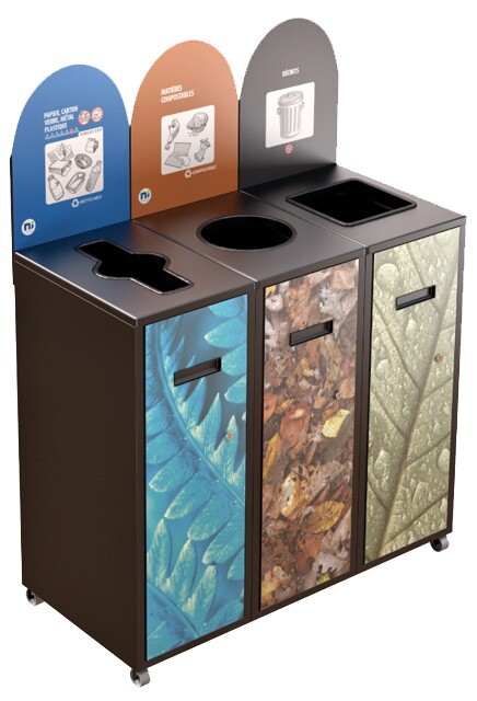 MULTIPLUS 3-Stream Recycling Station 58L #NIMU5803P2NOI