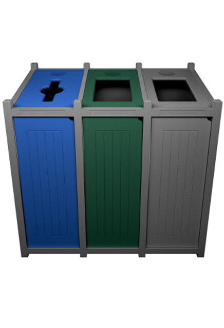 VENTURE 3-Stream Recycling Station 69 Gal #BU158912000
