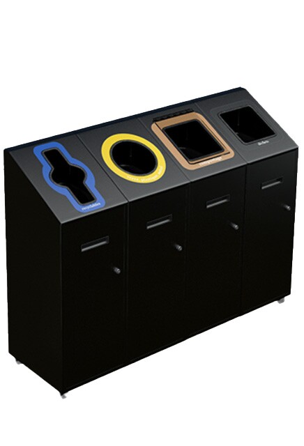 TRANSIT 4-Stream Recycling Station 58L #NITR5804NOI