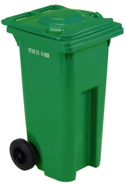 Bac roulant pour le recyclage 120L #NI60211A5VER