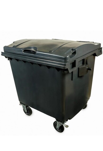 Bac roulant pour la collecte des déchets ou du recyclage 1100L #NI067043NOI
