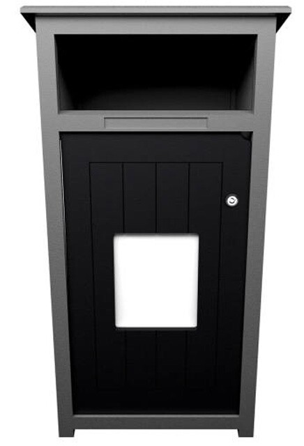 AURA Poubelle extérieure verrouillable 32 gal #BU110318000