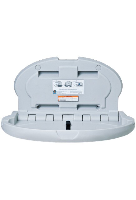 KOALA KARE Oval Wall Mounted Baby Changing Station #BOKB2080GRI