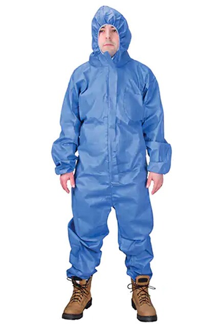 Hooded Coveralls made with SMS polypropylene #TQSGX195000