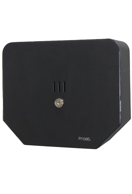 166 Frost Distributeur simple de papier hygiénique jumbo 10" #FR166BLK000
