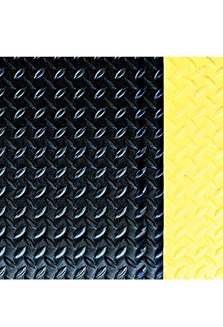 Anti-Fatigue Mat WORKERS-DELIGHT DECK PLATE #MTWD1223YB