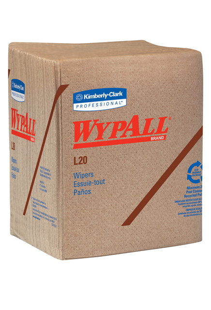 Wypall L20 Brown Wipes Rags #KC047011000