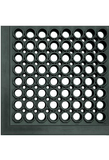 Anti-Fatigue Mat Safety-Step Perforated #MTKMRG33BK