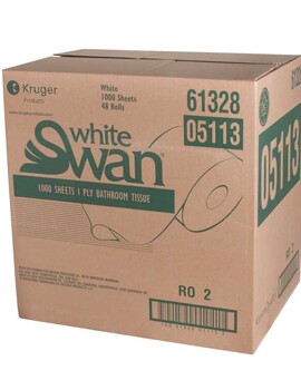 Papier Hygiénique White Swan 1 pli - 48 rouleaux