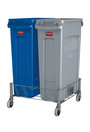 Chariot double en acier inoxydable Slim Jim