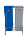 Chariot double en acier inoxydable Slim Jim