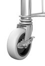 Chariot double en acier inoxydable Slim Jim