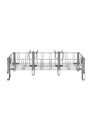 Chariot triple en acier inoxydable Slim Jim