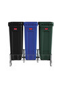 Chariot triple en acier inoxydable Slim Jim
