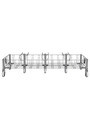 Chariot quadruple en acier inoxydable Slim Jim