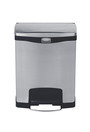 Poubelle à pédale avec doublure double Slim Jim, 8 gal