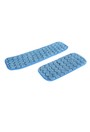 Tampon en microfibre bleu pour nettoyage humide