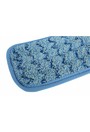 Tampon en microfibre bleu pour nettoyage humide