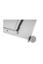 Poubelle silencieuse carrée avec pédale et roues Defenders, 40 gal