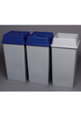 3958 UNTOUCHABLE Square Waste Container 35 gal