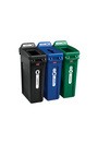 Ensemble d'étiquettes de recyclage et déchets version D