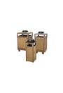Poubelle extérieure avec urne météorologique articulée Aspen, 29 gal