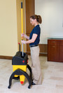 Tip-up Bucket & Wringer with Filtration Hygen Clean Water from Rubbermaid