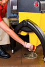 Tip-up Bucket & Wringer with Filtration Hygen Clean Water from Rubbermaid
