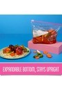 Large Slider Storage Bags Ziploc, 15 bags