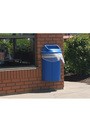 Poubelles de recyclage demi-lune Bullseye, 18 gal