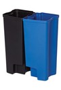 Slim Jim Resin Step-On Container with Side Opening, 18 gal