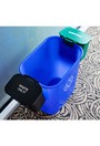 Poubelle de bureau suspendue avec couvercle, 0,75 gal