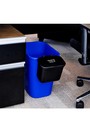 Hanging Office Waste Basket with Lid, 8/ pack