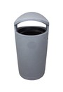 EURO Poubelle extérieure avec couvercle 36 gal