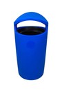 EURO Poubelle extérieure avec couvercle 36 gal