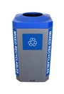 Étiquette de recyclage pour poubelle extérieure OCTO