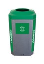 Étiquette de recyclage pour poubelle extérieure OCTO