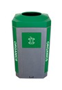 Étiquette de recyclage pour poubelle extérieure OCTO