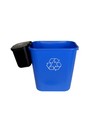 Contenant de recyclage et poubelle suspendue à couvercle OFFICE COMBO